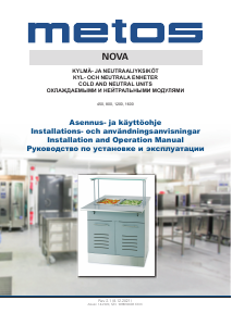Manual Metos CB 1600 LED Nova Buffet Warmer