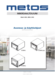 Käyttöohje Metos DEC21E2 Mikroaaltouuni