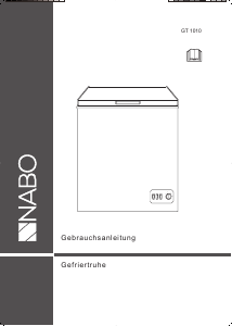 Bedienungsanleitung NABO GT 1010 Gefrierschrank