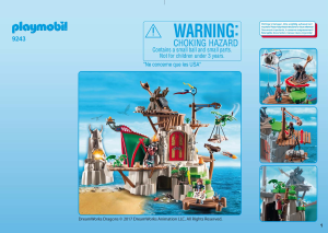 Bruksanvisning Playmobil set 9243 Dragons Bersærkøen