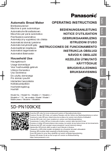 Handleiding Panasonic SD-PN100KXE Broodbakmachine