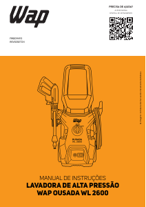 Manual WAP WL 2600 Ousada Máquina de limpeza a alta pressão