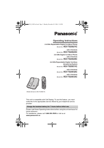 Handleiding Panasonic KX-TG3021C Draadloze telefoon