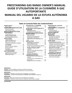 Manual de uso Whirlpool WFGS3530RS Cocina