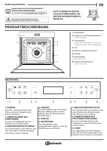 Handleiding Bauknecht BBI78HT1SK Oven