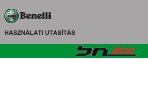 Használati útmutató Benelli BN 302 Motorkerékpár