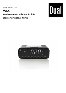 Bedienungsanleitung Dual WL4 Uhrenradio