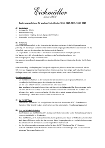 Bedienungsanleitung Eichmüller 9819 Wecker