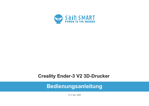 Bedienungsanleitung Ender Creality Ender-3 V2 3D-Drucker