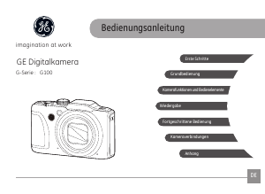 Bedienungsanleitung GE G100 Digitalkamera