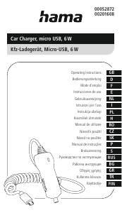 Manuál Hama 00201608 Nabíječka do auta