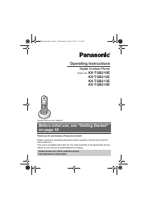 Handleiding Panasonic KX-TGB210E Draadloze telefoon