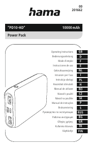 Handleiding Hama 00201662 PD10-HD Mobiele oplader