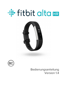 Bedienungsanleitung Fitbit Alta HR Aktivitätstracker