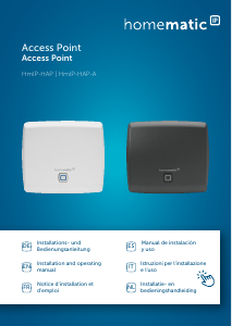 Handleiding HomeMatic HmIP-HAP-A Access point