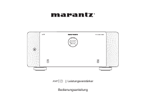 Bedienungsanleitung Marantz AMP10 Verstärker