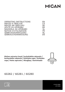 Handleiding Mican 60282 Afzuigkap