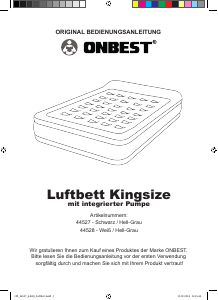 Bedienungsanleitung Onbest 44527 Luftbett