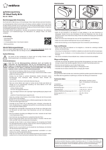 Handleiding Renkforce 1462833 VR-bril