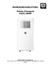Bedienungsanleitung SHE SHEKL19090F Klimagerät