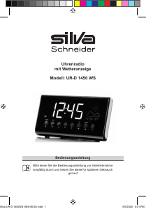 Bedienungsanleitung Silva UR-D 1450 WS Uhrenradio