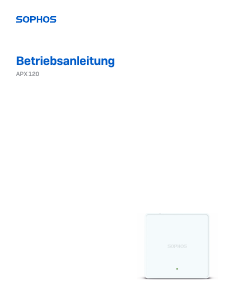 Bedienungsanleitung Sophos APX 120 Access point