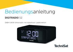 Bedienungsanleitung TechniSat DigitRadio 52 Uhrenradio
