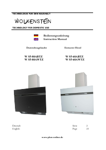 Handleiding Wolkenstein W S5-80ABTZ Afzuigkap