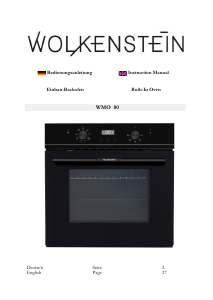 Handleiding Wolkenstein WMO 80 Oven