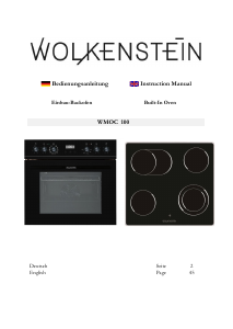 Handleiding Wolkenstein WMOC 100 Oven