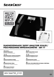 Handleiding SilverCrest SBF 77 Weegschaal