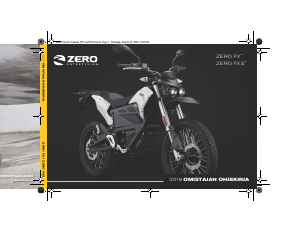 Käyttöohje Zero FX (2018) Moottoripyörä