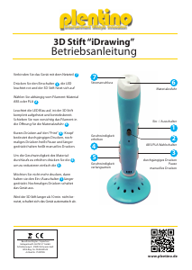 Bedienungsanleitung Plentino iDrawing 3D Stift