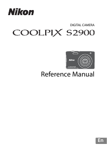 Manual Nikon Coolpix S2900 Digital Camera