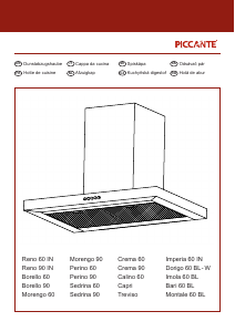 Handleiding Piccante Reno 60 IN Afzuigkap