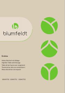 Manual Blumfeldt 10045752 Erskine Bar Table