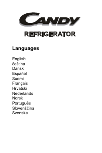 Handleiding Candy CLHS58EWK Koelkast