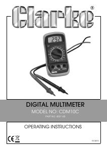 Handleiding Clarke CDM 10C Multimeter