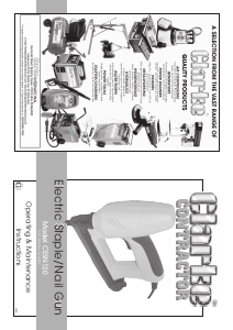 Manual Clarke CESN 120 Nail Gun
