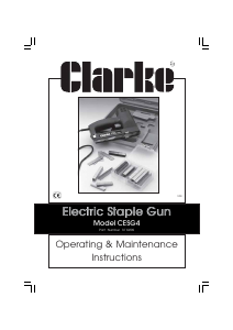 Handleiding Clarke CESG 4 Tacker