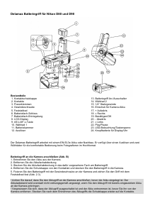Bedienungsanleitung Delamax Nikon D80 Batteriegriff