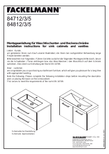 Bedienungsanleitung Fackelmann 84712/3/5 Unterschrank