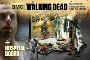 Manual McFarlane set 14524 The Walking Dead Hospital doors
