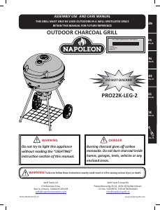 Handleiding Napoleon PRO22K-LEG-2 Barbecue