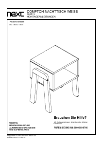 Bedienungsanleitung Next Compton Nachttisch