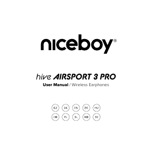 Handleiding Niceboy HIVE Airsport 3 PRO Koptelefoon