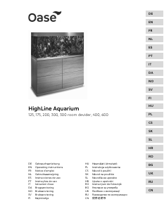 Handleiding Oase Highline 600 Aquarium