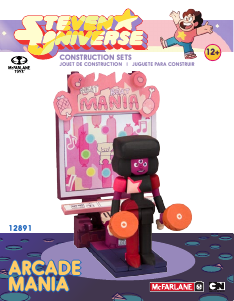 Manual McFarlane set 12891 Steven Universe Arcade mania