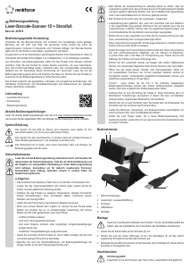 Handleiding Renkforce 407978 Barcode scanner