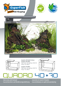 Manual SuperFish Quadro 40 PRO Aquarium